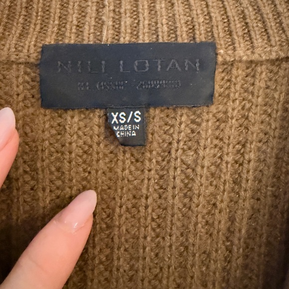 Nili Lotan Quarter Zip Cashmere Sweater XS/S - Picture 3 of 6